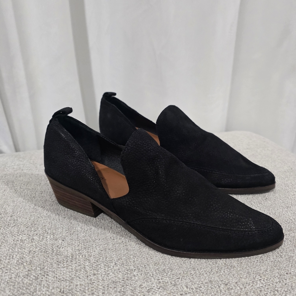 Lucky Brand Black Soft Leather Mahzan Loafer